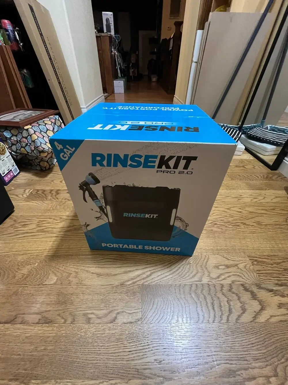 New RinseKit 4 Gallon PRO 2.0 Portable Shower 2026 CAMPING ROAD TRIP HIKING